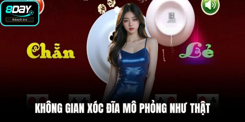 Không gian xóc đĩa mô phỏng như thật